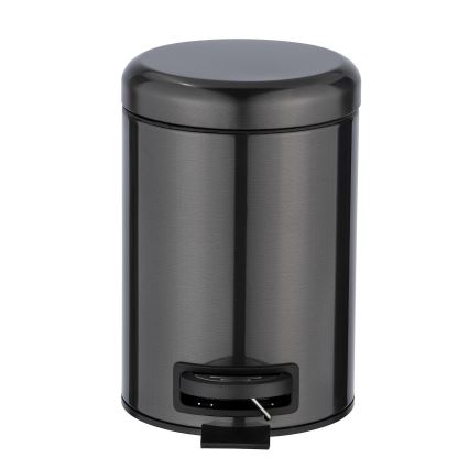 WENKO 24035100 - LEMAN-korg 17x25 cm rostfritt stål/svart