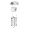 WENKO 24074800 - Toalettpappershållare 16x59 cm polerad krom