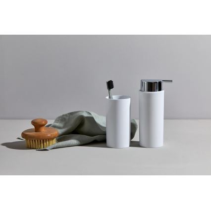 WENKO 24077800 - Set CALVO 6,5x13 cm vit/blankkrom