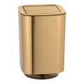 WENKO 24163100 - Papperskorg AURON 17x25,5 cm guld
