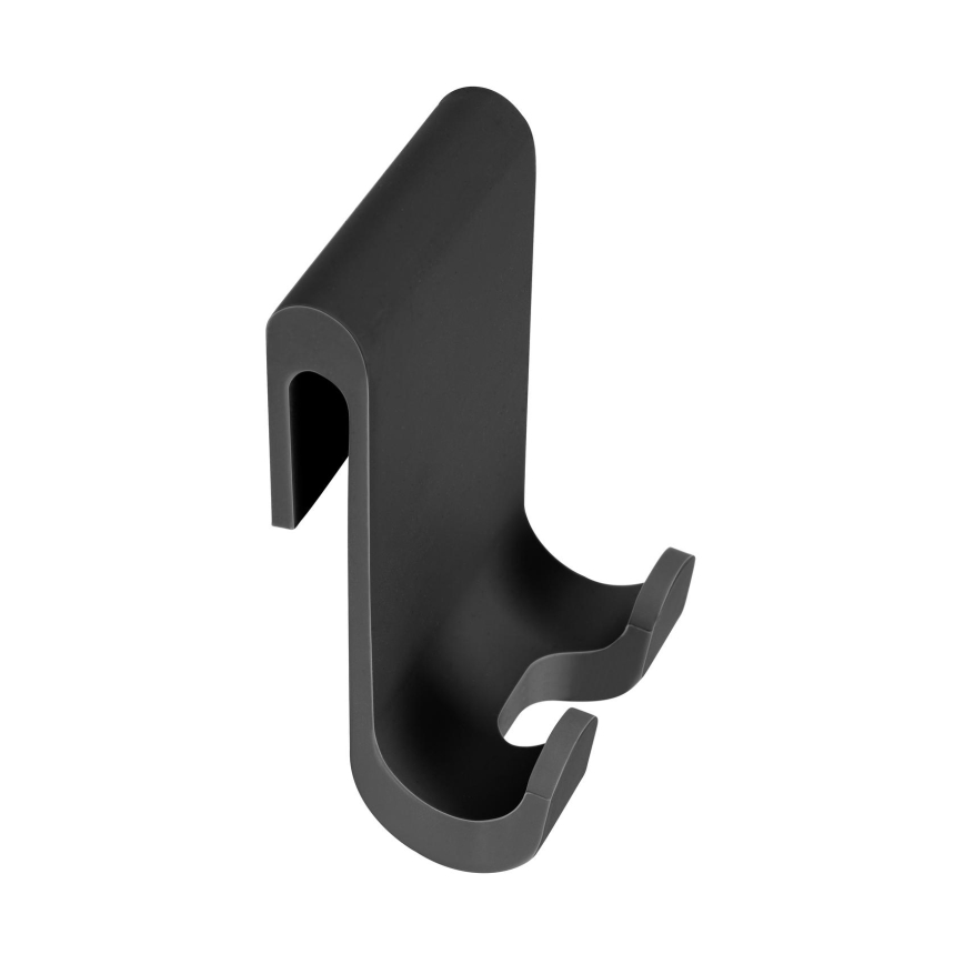 WENKO 24171100 - Duschskrapa MOLA 21x24,5 cm rostfritt stål/svart