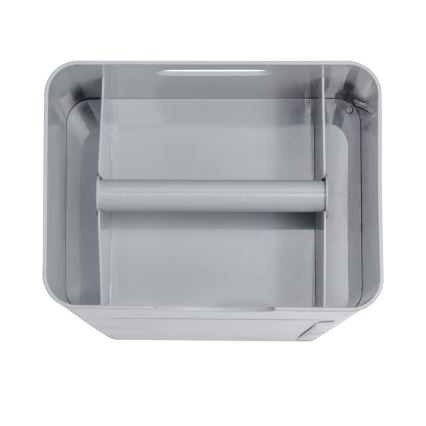 WENKO 24213100 - Toalettborste IMON 20x58,5 cm grå