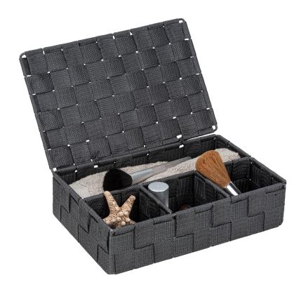 WENKO 24223100 - Korg ADRIA 26x17 cm grå/antracit