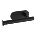 WENKO 24287100-Toalettpappershållare TURBO-LOC OREA BLACK 16x7 cm rostfritt stål/svart