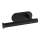 WENKO 24287100-Toalettpappershållare TURBO-LOC OREA BLACK 16x7 cm rostfritt stål/svart