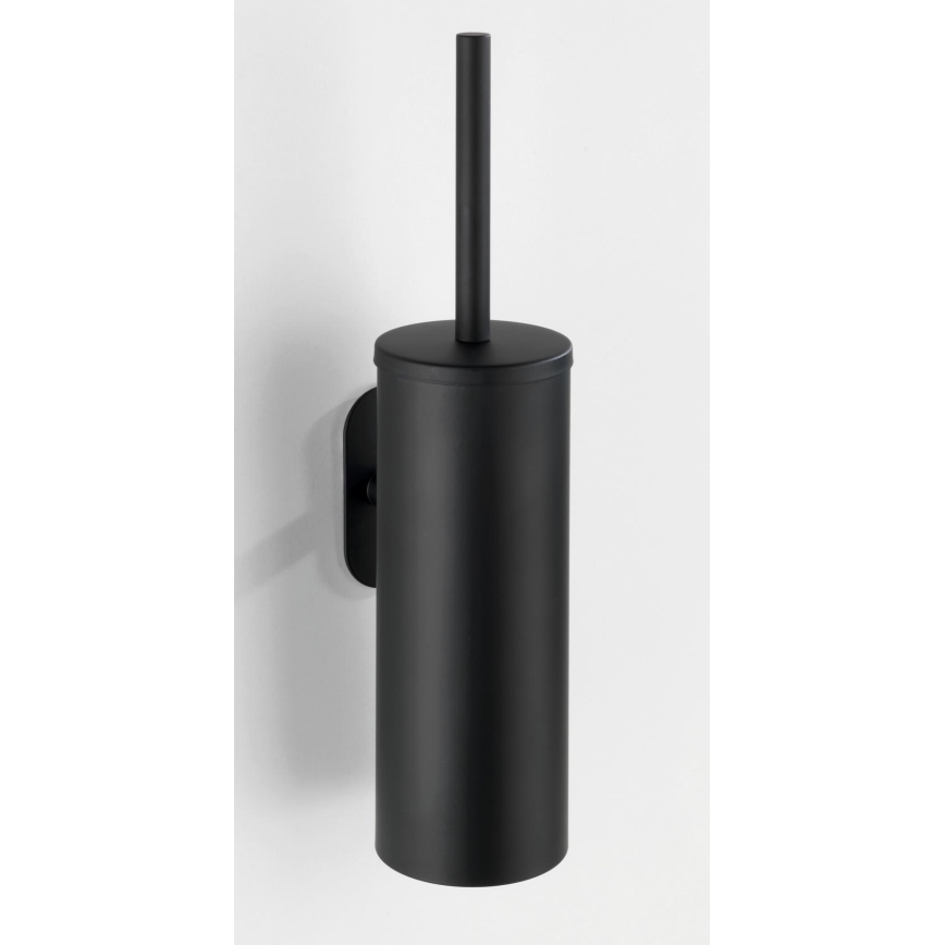 WENKO 24289100-WC toalettborste TURBO-LOC OREA BLACK 9x39,5 cm rostfritt stål/svart