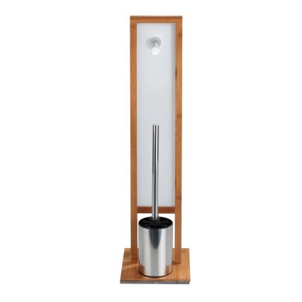 WENKO 24391100 - Toalettborste RIVALTA 18x70 cm brun/vit/svart