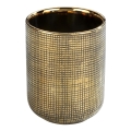 WENKO 24400100 - Tandborstmugg RIVARA 7,5x9,5 cm guldfärgad