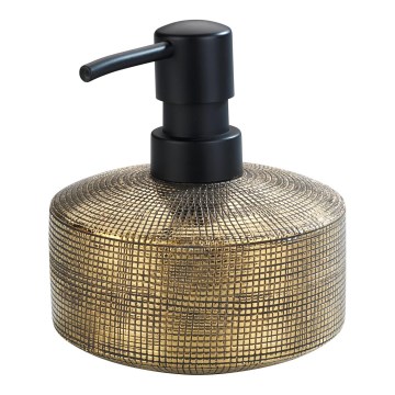 WENKO 24401100 - Tvåldispenser RIVARA 400 ml, guldig