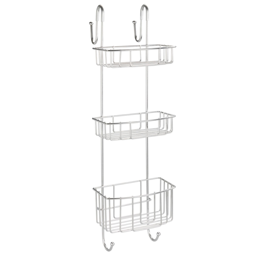 WENKO 24422100 - Hylla OLESI 22,5x70 cm rostfritt stål/silver