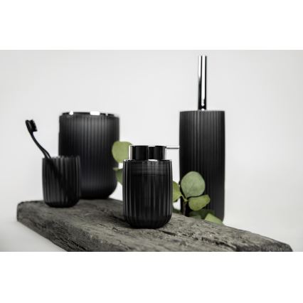 WENKO 24489100 - AGROPOLI tandborstmugg 7,5 x 10 cm, grå