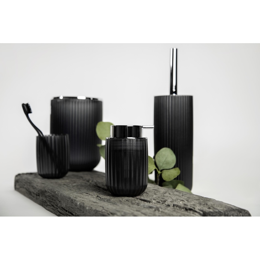 WENKO 24489100 - AGROPOLI tandborstmugg 7,5 x 10 cm, grå