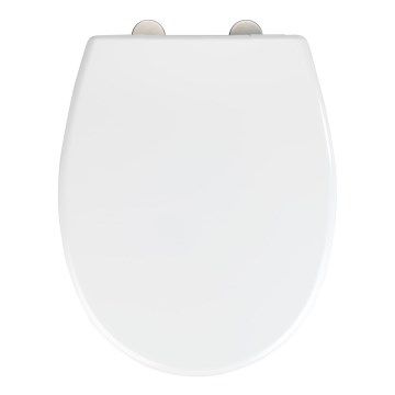 WENKO 24571100-WC toalettsits VORNO NEO 46x37 cm vit/silver