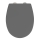 WENKO 24572100-WC WC-sits VORNO NEO 46x37 cm grå/silver
