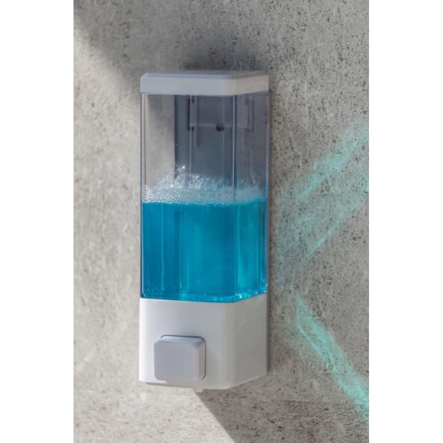 WENKO 24594100-Tvåldispenser ISTRES 320 ml vit/transparent
