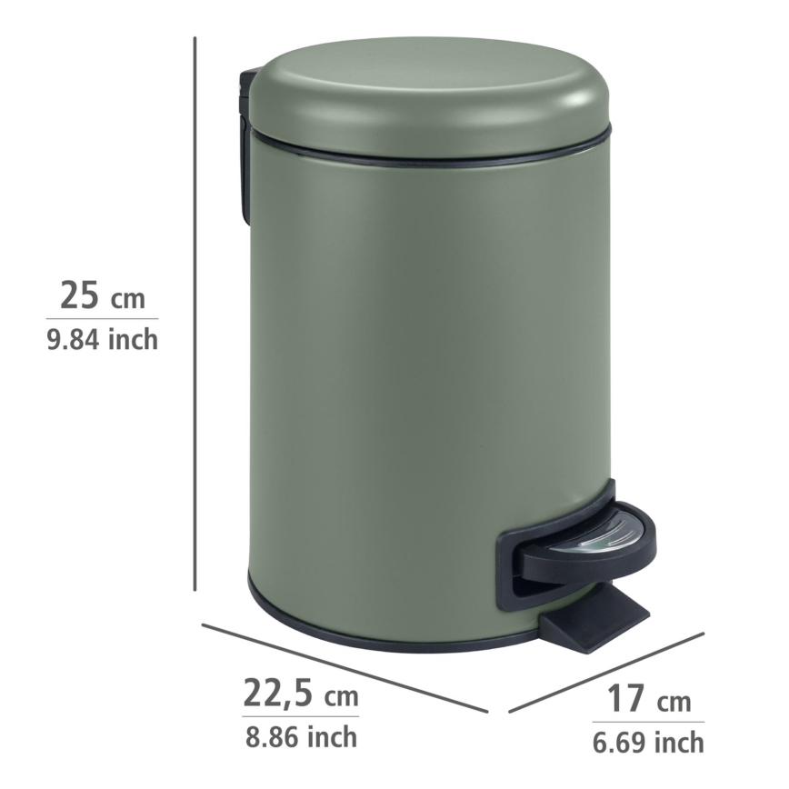 WENKO 24636100 - Korg LEMAN 17x25 cm grön/svart