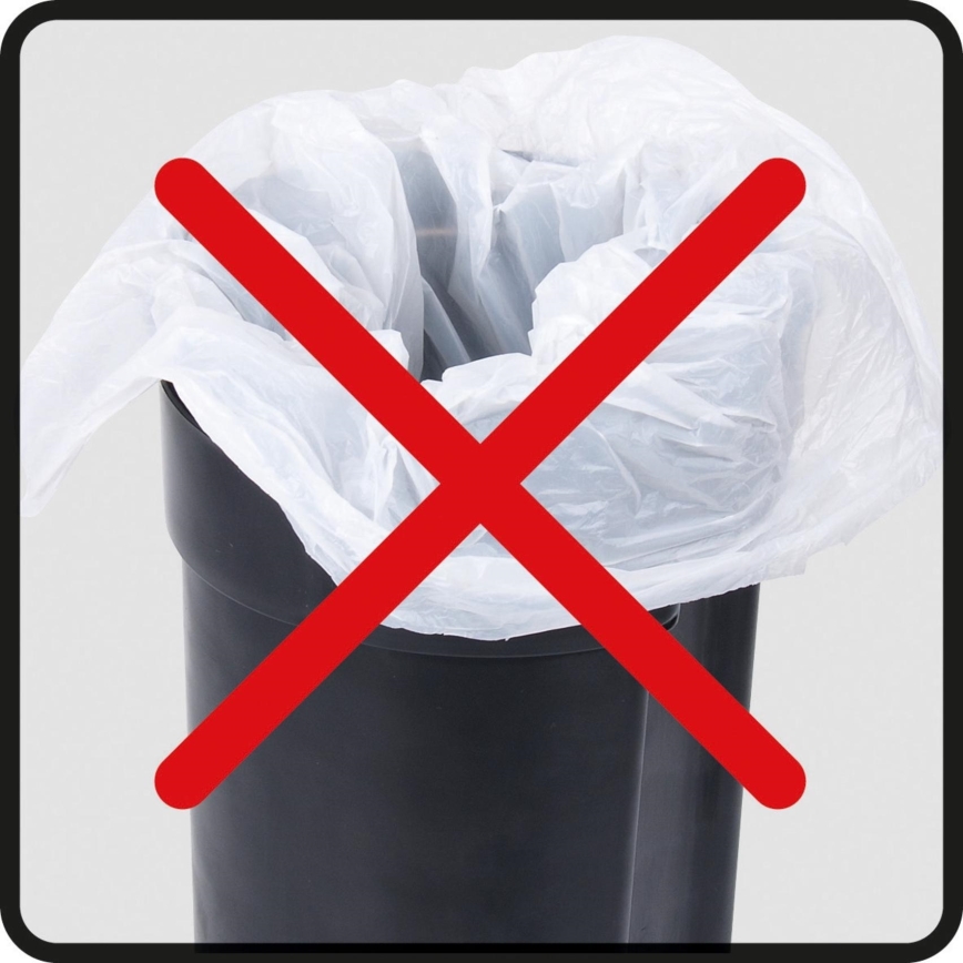 WENKO 24678100 - Korg LEMAN 21x24 cm vit/svart