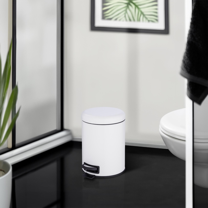 WENKO 24678100 - Korg LEMAN 21x24 cm vit/svart