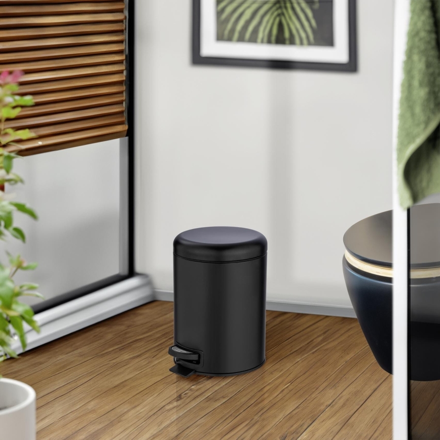 WENKO 24681100 - Korg LEMAN 21x24 cm svart