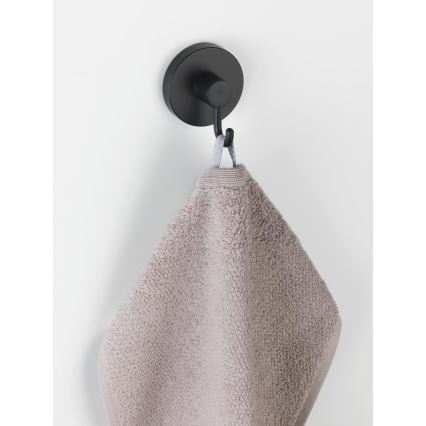 WENKO 24730100-krok VACUUM-LOC rund svart 6 x 6,7 cm