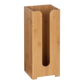 WENKO 24749100 - Toalettpappershållare BAMBUSA 15 x 35,5 cm brun