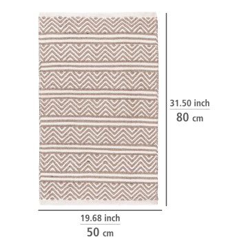 WENKO 24868100-Matta SHAKI 50x80 cm beige/vit