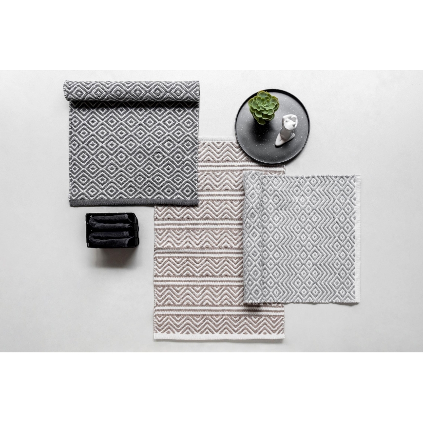 WENKO 24868100-Matta SHAKI 50x80 cm beige/vit