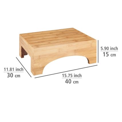 WENKO 24870100 - Pall BAMBUSA 40x30 cm brun