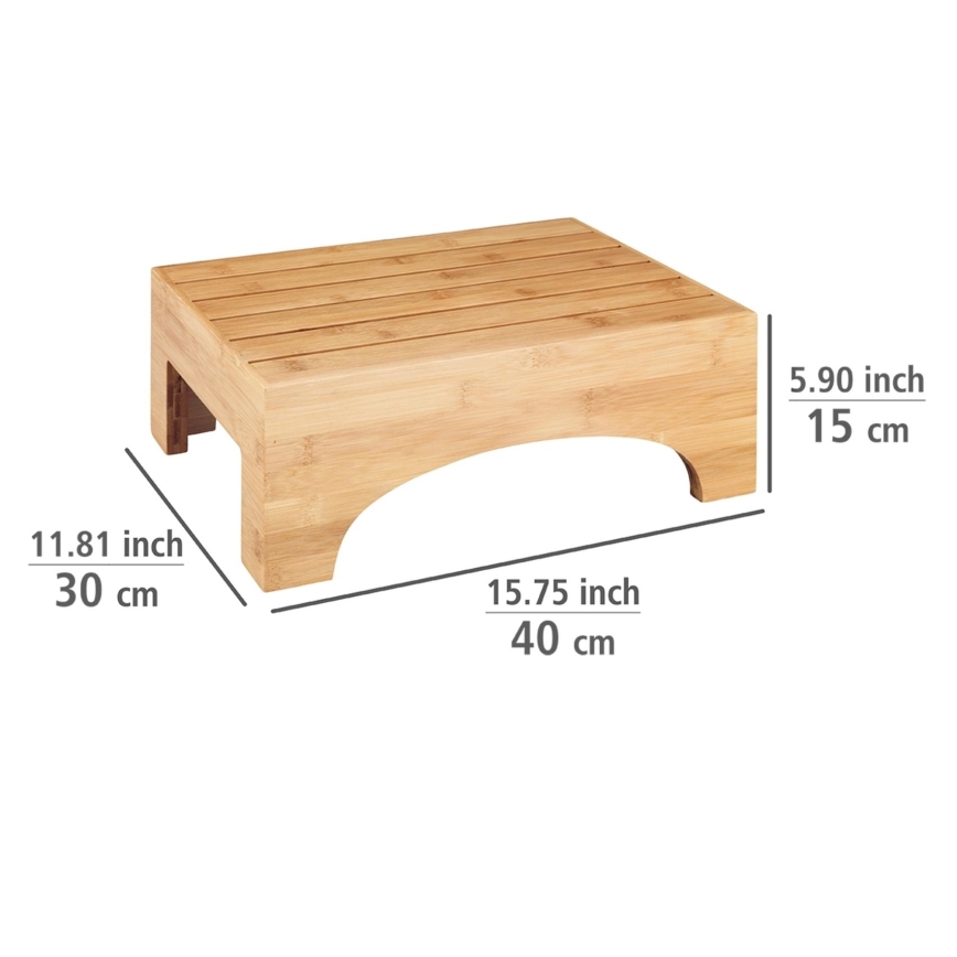 WENKO 24870100 - Pall BAMBUSA 40x30 cm brun