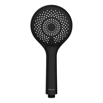 WENKO 24924100 - Duschhuvud Vattenbesparande system 11x11 cm svart