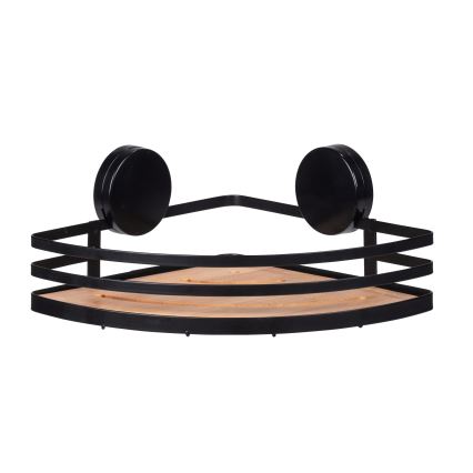 WENKO 24980800-Hylla ALBA 27,3x21 cm svart/brun