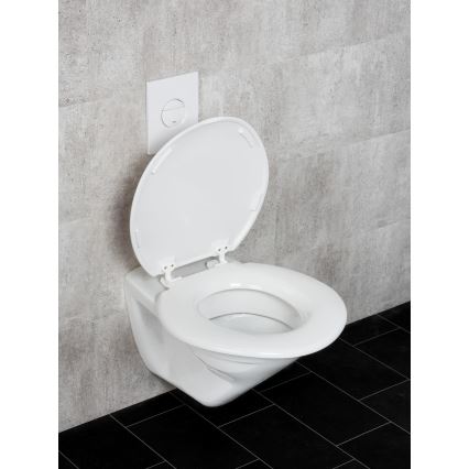 WENKO 25112100-WC toalettsits TORINO 44x43,5 cm vit