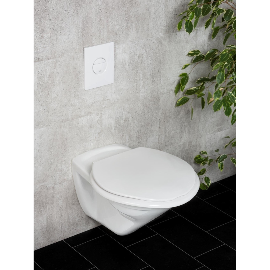 WENKO 25112100-WC toalettsits TORINO 44x43,5 cm vit