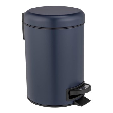 WENKO 25153100 - Papperskorg LEMAN 17x25 cm blå/svart