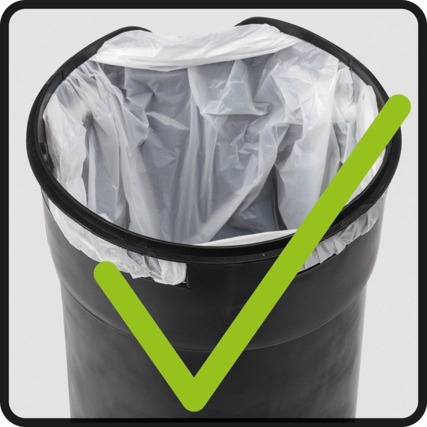 WENKO 25153100 - Papperskorg LEMAN 17x25 cm blå/svart