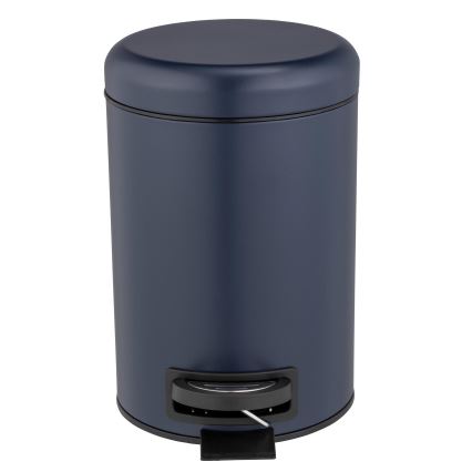 WENKO 25153100 - Papperskorg LEMAN 17x25 cm blå/svart