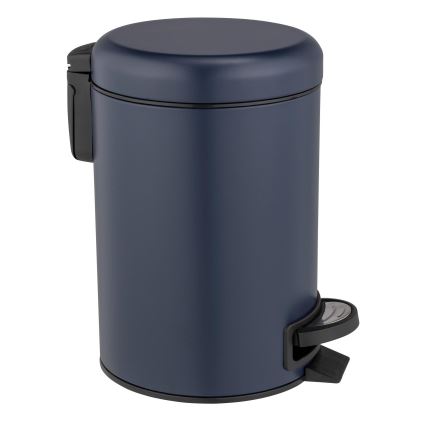 WENKO 25153100 - Papperskorg LEMAN 17x25 cm blå/svart