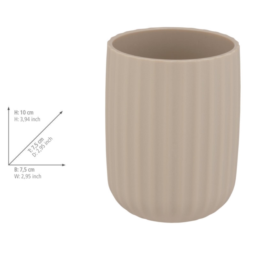 WENKO 25183100 - Bägare AGROPOLI 7,5x10 cm beige