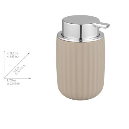 WENKO 25184100 - Tvåldispenser AGROPOLI 250ml beige