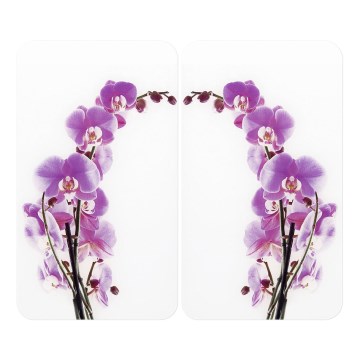 WENKO 2521433500 - Täckplatta - Blomma/Växt 30x52 cm, flerfärgad