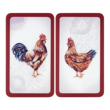 WENKO 2521471500 - Täckplatta - GRAFIK 30x52 cm, flerfärgad