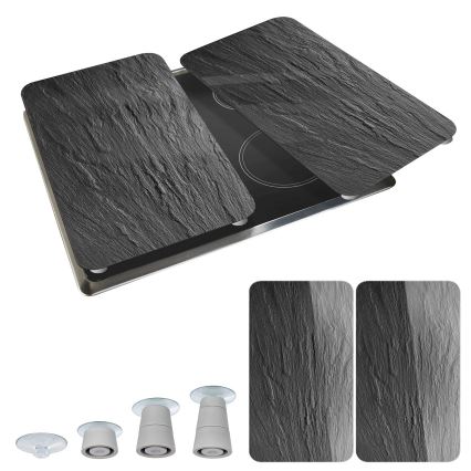 WENKO 2521480100 - Skyddsplatta 30x52 cm flerfärgad/grå/genomskinlig