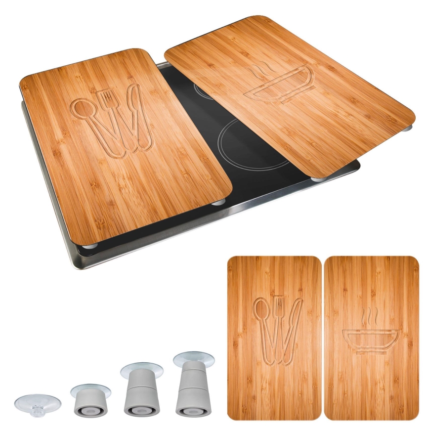 WENKO 2521497100 - Hällskydd 52 x 30 cm flerfärgat/grått/genomskinligt