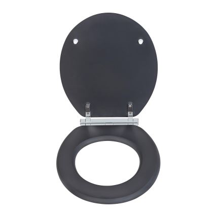 WENKO 25218100-WC-sits MORRA 35x42 cm antracit/silver