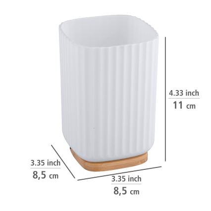 WENKO 25293100 - Mugg ROTELLO 8,5x11 cm vit/brun
