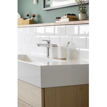 WENKO 25294100 - Tvåldispenser ROTELLO 8,9x12,7 cm vit/brun