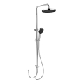 WENKO 25312100 - Duschpelare SOFTWATER 12x120 cm blank krom