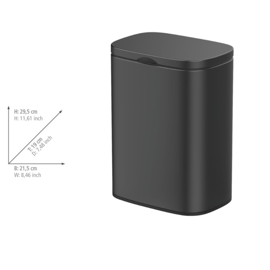 WENKO 25338100 - Korg SARE 21,5 x 29,5 cm svart