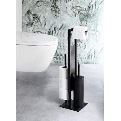 WENKO 25400100 - WC-borste RIVALTA 18x70 cm svart