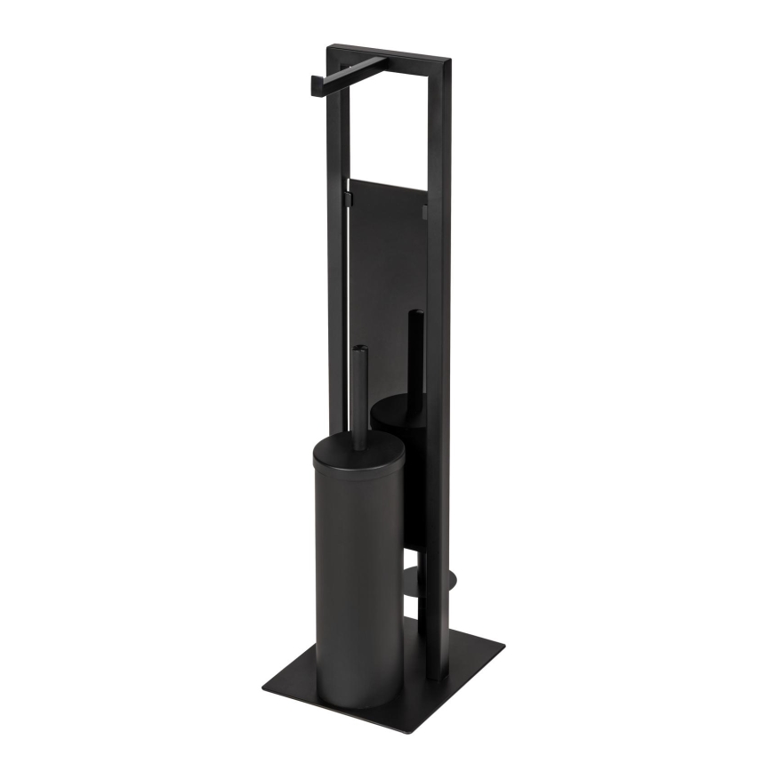 WENKO 25400100 - WC-borste RIVALTA 18x70 cm svart